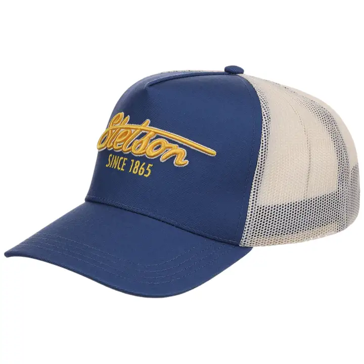 STETSON 5 PANEL TRUCKER Ivo/Blue