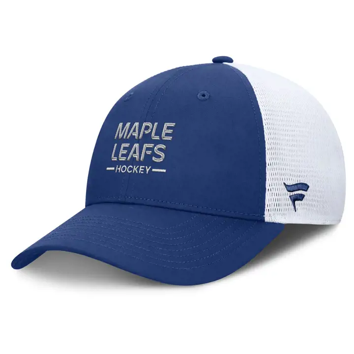 Toronto Maple Leafs 25 AP NHL Rink Script Trucker NOIR