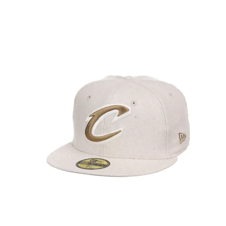 Casquette ajustée 59FIFTY Tan Hemp NBA des Cleveland Cavaliers TAN/GRIS