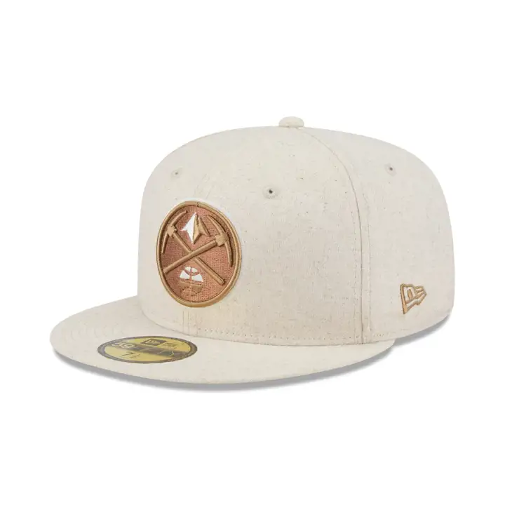 Casquette 59FIFTY TAN/GRY NBA Denver Nuggets en chanvre de New Era