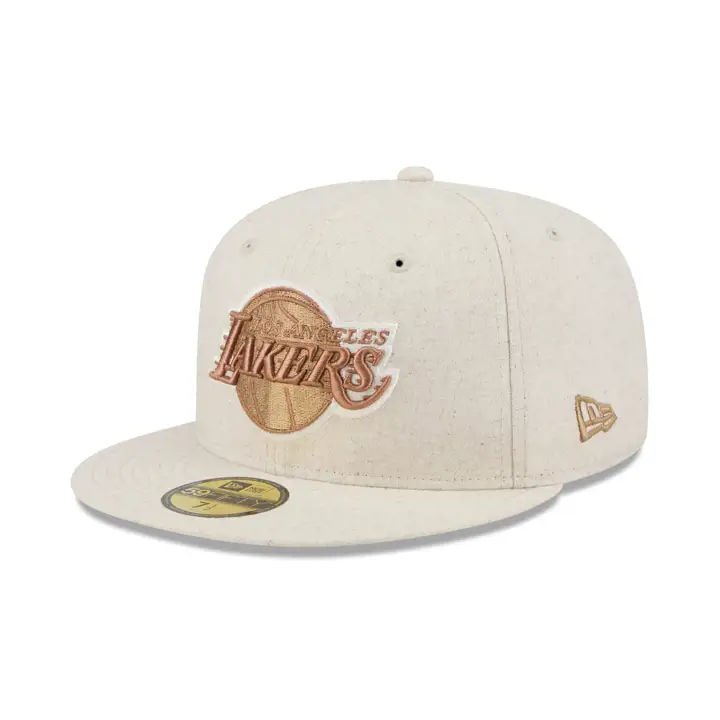 Los Angeles Lakers NBA Tan Hemp 59FIFTY TAN/GRY
