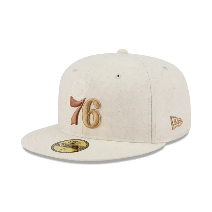 Philadelphia 76ers NBA Tan Chanvre 59FIFTY TAN/GRY