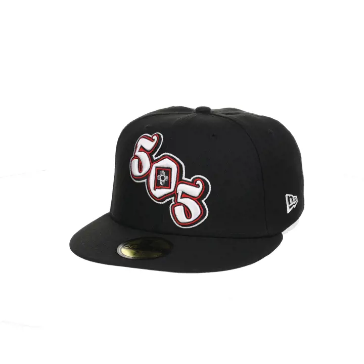 Albuquerque Isotopes 2025 Thème de soirée MiLB 59Fifty noir/rouge