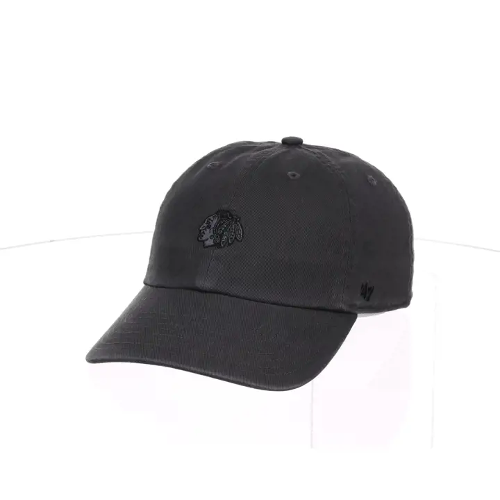 CHICAGO BLACKHAWKS NHL Casquette Abate Ballpark '47 Clean Up Anthracite