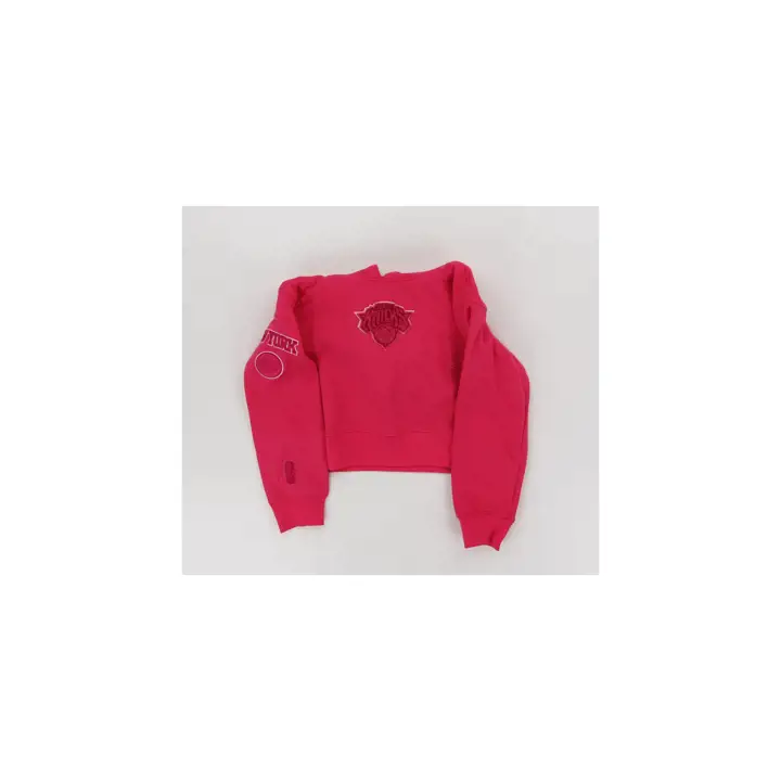 New York Knicks NBA Filles Triple Rose Sweat à Capuche PO Rose
