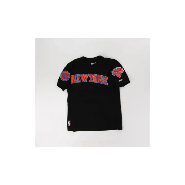 T-shirt classique à manches courtes pour jeunes New York Knicks NBA - noir
