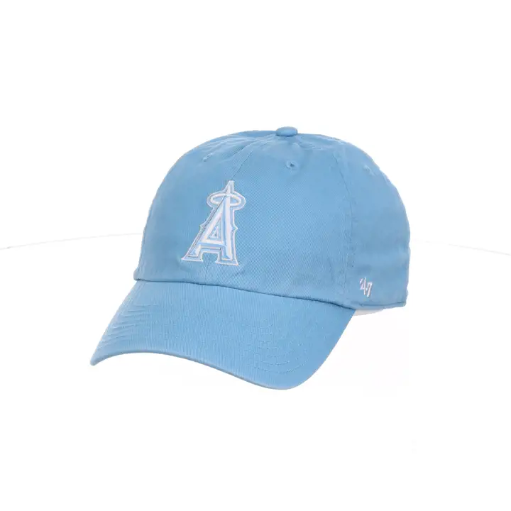 Casquette « Clean Up » Los Angeles Angels de la MLB Columbia/White '47 bleue