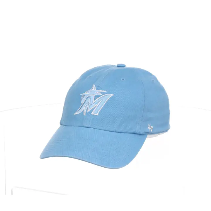 Casquette '47 Clean Up MLB Miami Marlins coloris bleu/blanc