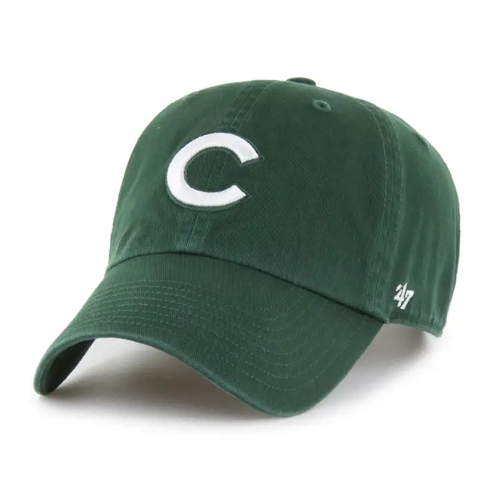 CHICAGO CUBS MLB Casquette '47 Clean Up vert foncé/blanc