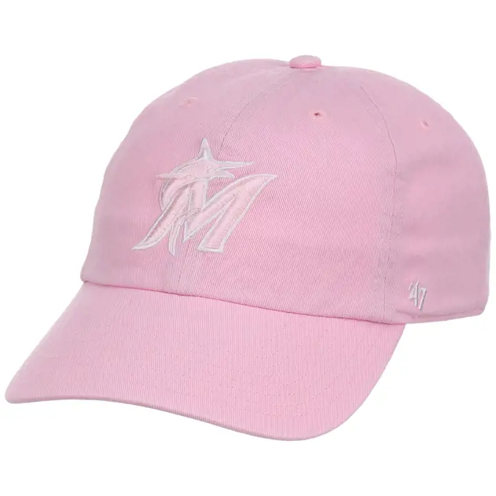 Casquette '47 Clean Up MLB Miami Marlins rose/blanc