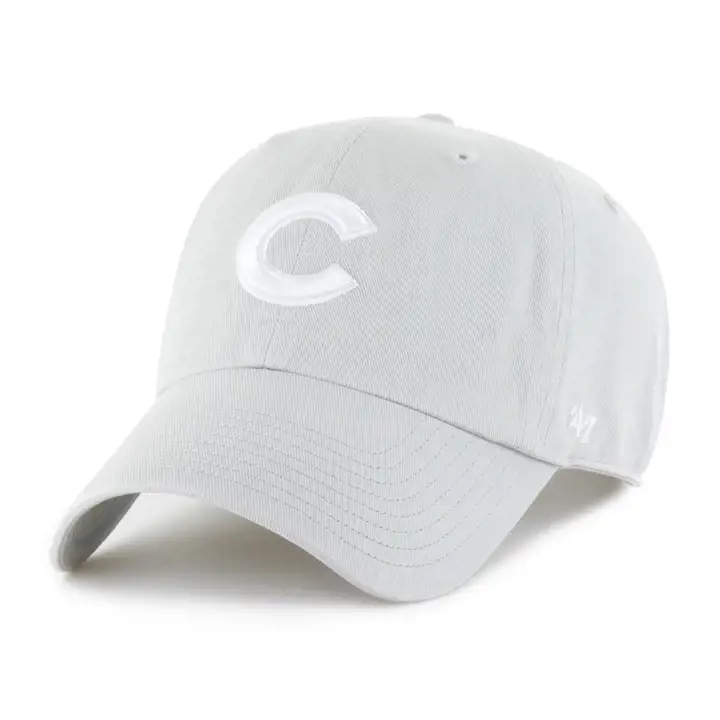Casquette '47 Clean Up MLB grise et blanche Chicago Cubs