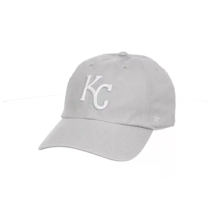 Casquette '47 Clean Up MLB Kansas City Royals gris/blanc