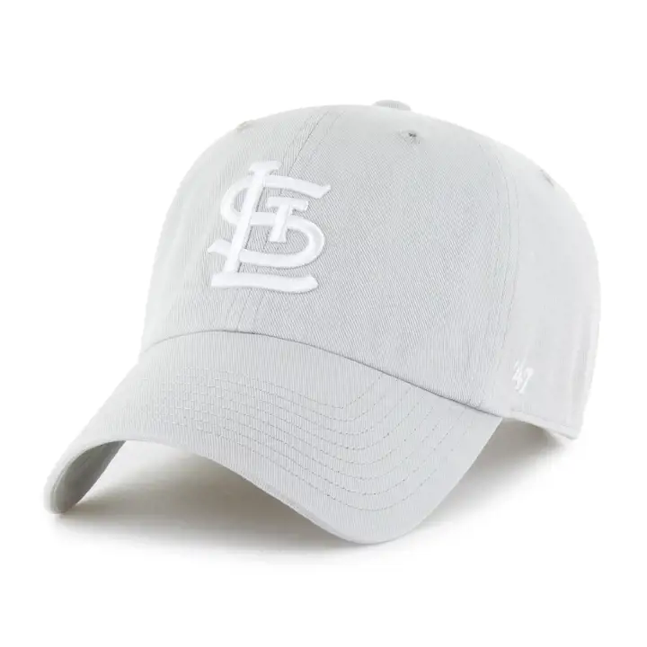 Casquette de baseball MLB ST. LOUIS CARDINALS Gris/Blanc « 47 Clean Up » gry