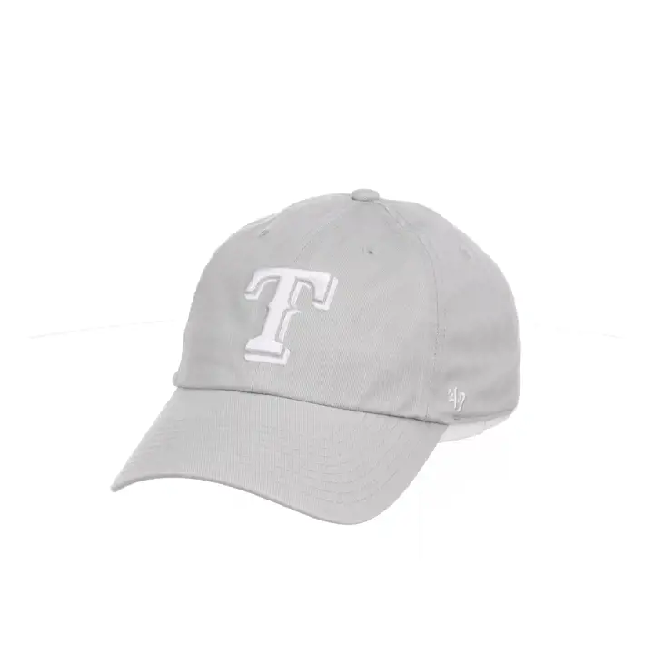 TEXAS RANGERS MLB Casquette '47 Clean Up grise/blanche