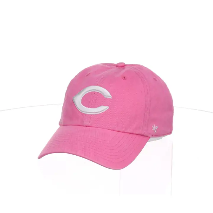 CINCINNATI REDS MLB Casquette Fluo Rose/Blanc '47 Clean Up pnk