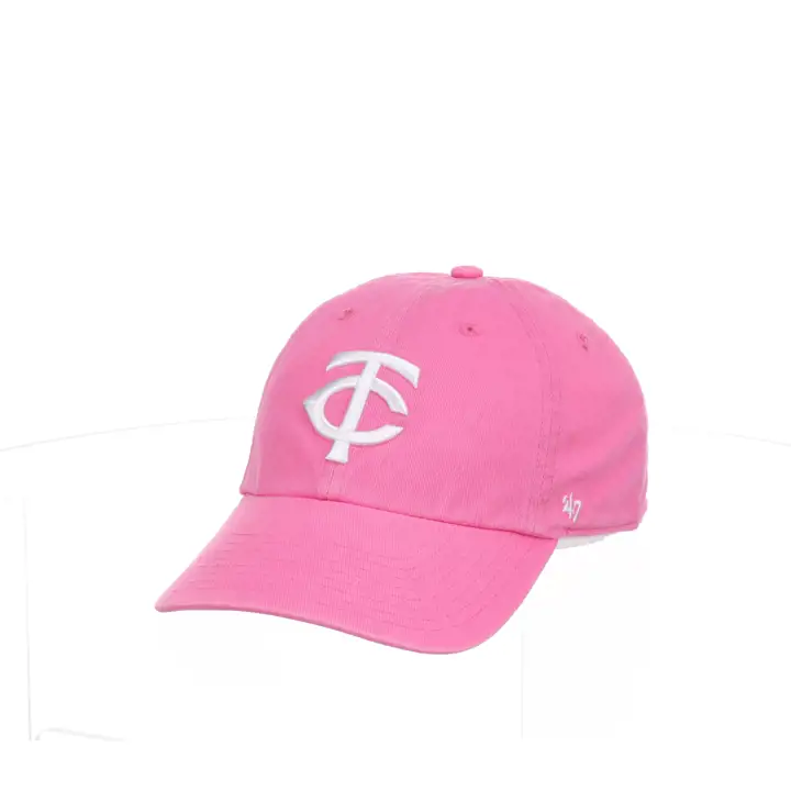 MINNESOTA TWINS MLB Casquette Fluo Rose/Blanc '47 Clean Up rose