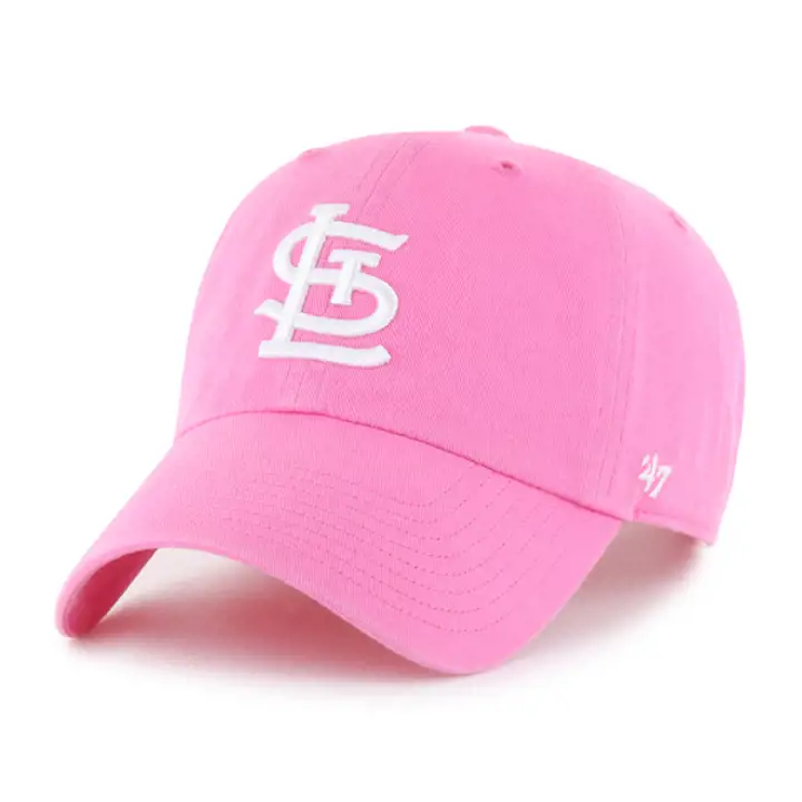 Casquette MLB '47 Clean Up rose fluo/blanc ST. LOUIS CARDINALS