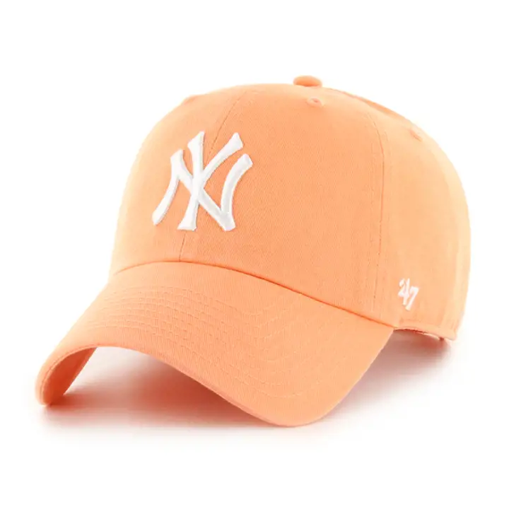 Casquette '47 Clean Up MLB NEW YORK YANKEES coloris Clementine/White