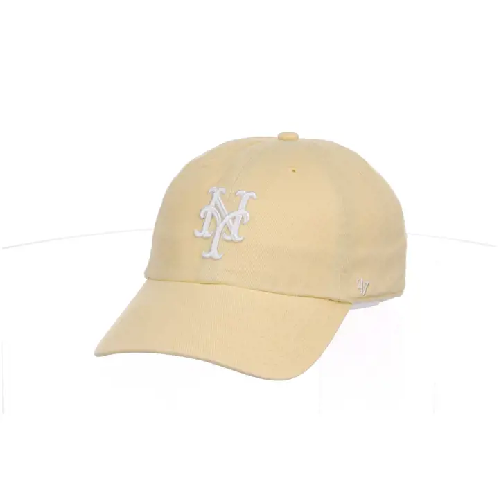 NEW YORK METS MLB Butter/White '47 Clean Up jaune