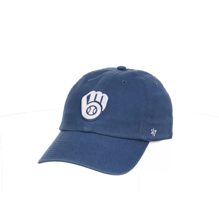 Casquette souple ajustable '47 Clean Up bleue MILWAUKEE BREWERS MLB