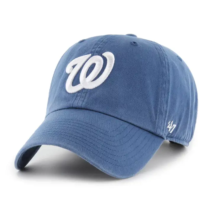 WASHINGTON NATIONALS MLB Timber Blue Casquette '47 Clean Up Bleue