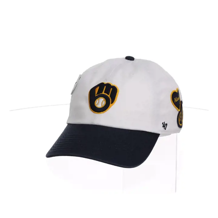 MILWAUKEE BREWERS MLB Écussons locaux '47 Clean Up blc/ marine
