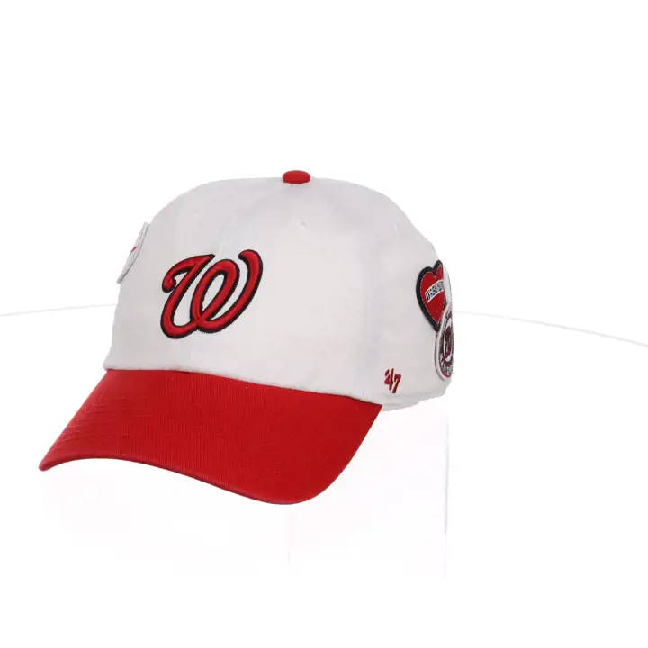 WASHINGTON NATIONALS MLB Écussons locaux '47 Clean Up blc/ rge
