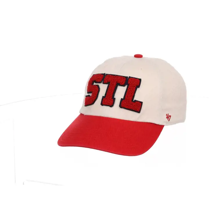 ST. LOUIS CARDINALS MLB City Read Casquette Réglable '47 Clean Up Naturel