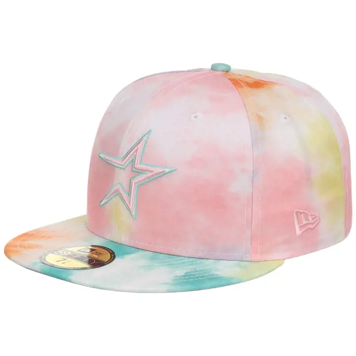 Casquette ajustée 59FIFTY MLB Egg Dye Houston Astros multicolore/grise
