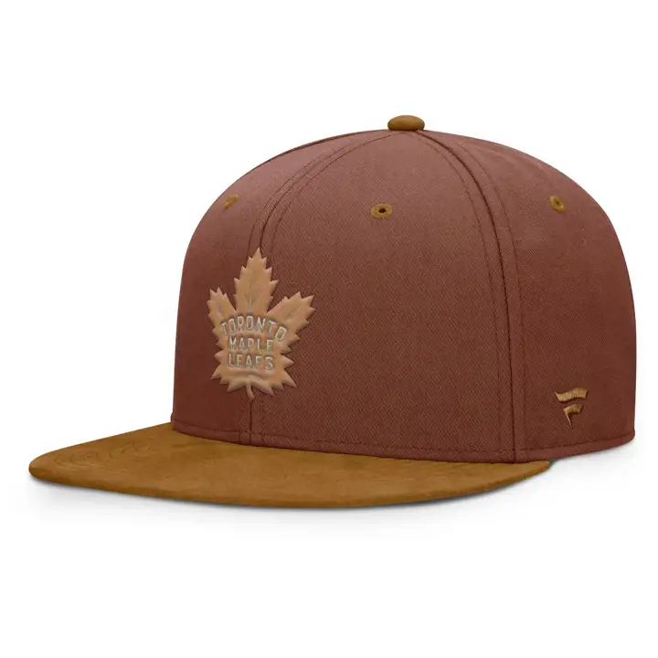 Casquette Souple en Daim et Toile Toronto Maple Leafs NHL Brn