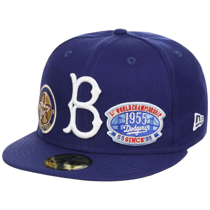 Brooklyn Dodgers MLB 25 5950 Jour 59FIFTY BLEUMARIN CLAIR