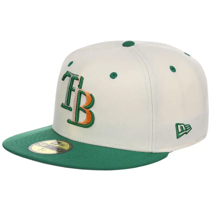 CASQUETTE 59FIFTY MLB PADDY 2.0 TAMPA BAY RAYS CHRM/KGRN