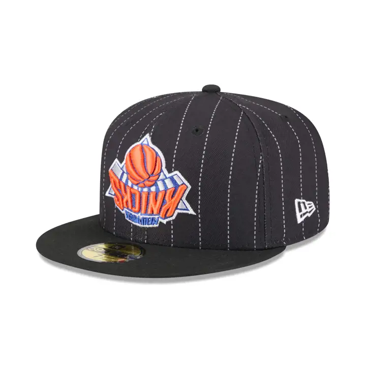New York Knicks GCH FÉV Exclusif USD Pinstripe 59FIFTY Noir/