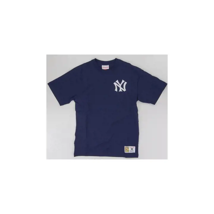 T-shirt Yankees MLB M&N Legend Player Action Babe Ruth marine