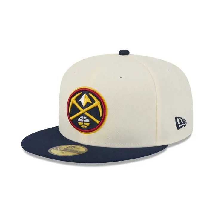Denver Nuggets NBA Chrome/TC 59FIFTY CHROME/MARINE/GRIS