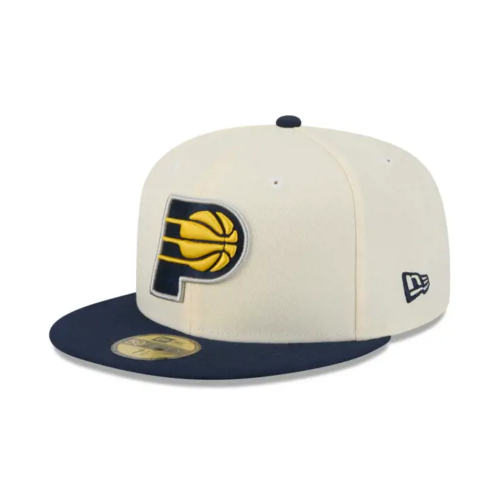 Indiana Pacers NBA Chrome/TC 59FIFTY CHROME/NAVY/GRY