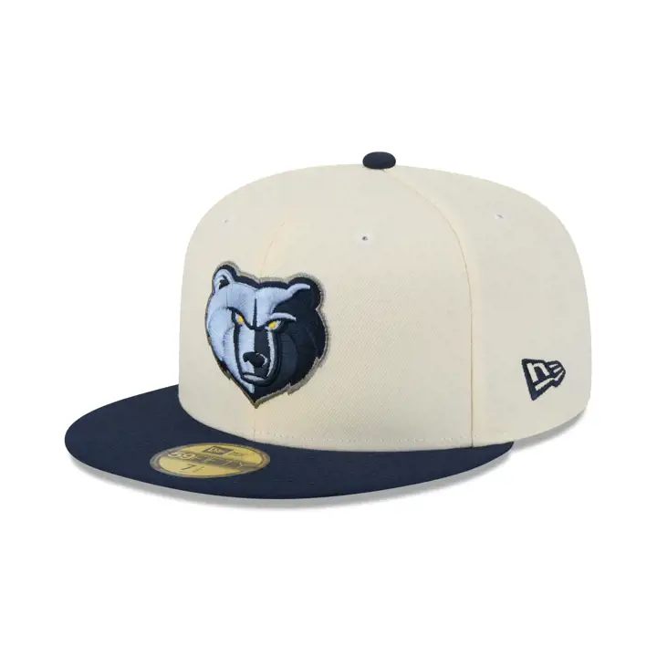 Memphis Grizzlies NBA Chrome/TC 59FIFTY CHROME/BLEU MARINE/GRIS