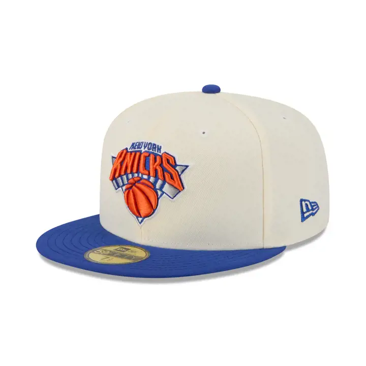 New York Knicks NBA Chrome/TC 59FIFTY CHROME/BLUE/GRY