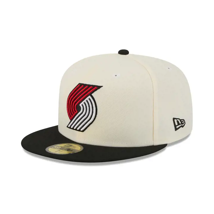 Portland Trail Blazers NBA Chrome/TC 59FIFTY CHROME/NOIR/GRIS