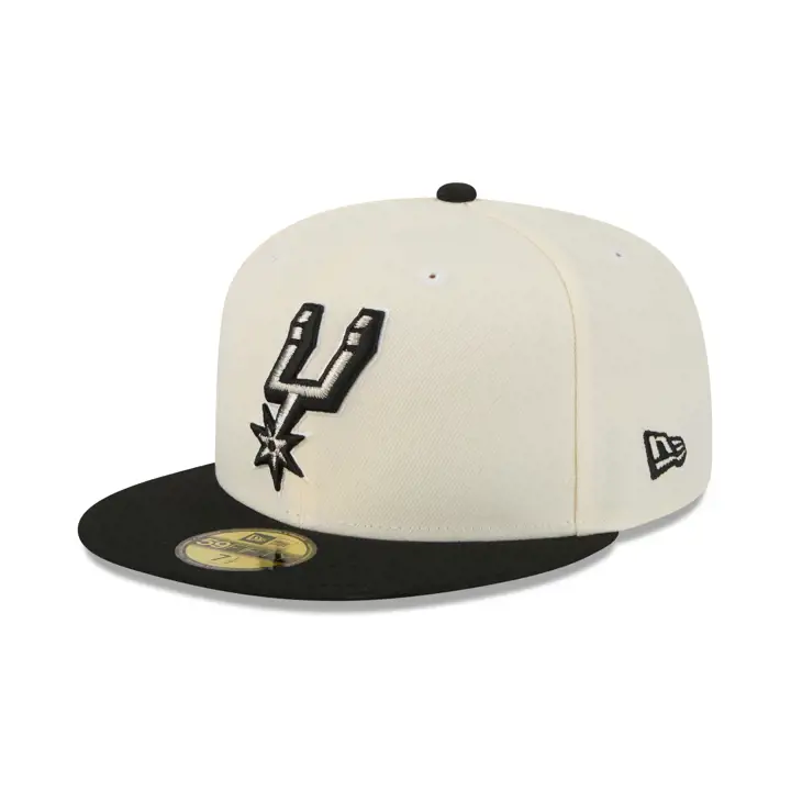 San Antonio Spurs NBA Chrome/TC 59FIFTY CHROME/NOIR/GRIS