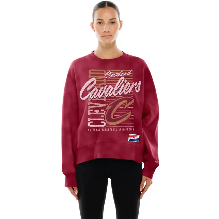 Cleveland Guardians Femme MLB Rétro Col Rond Délavé 25 NAV