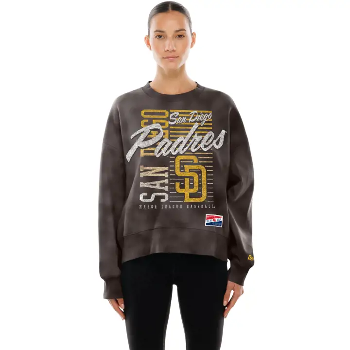 San Diego Padres MLB rétro délavé col rond pour femme 25 BRN