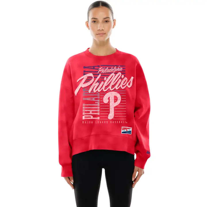 Philadelphia Phillies Femme MLB Rétro Lavé Col Rond 25 R
