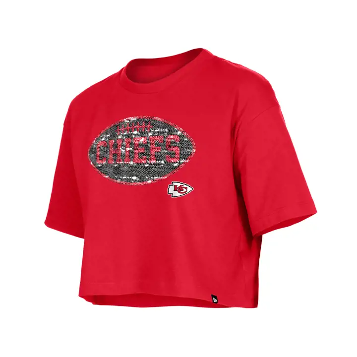 T-Shirt à sequins réversibles NFL Kansas City Chiefs pour jeunes