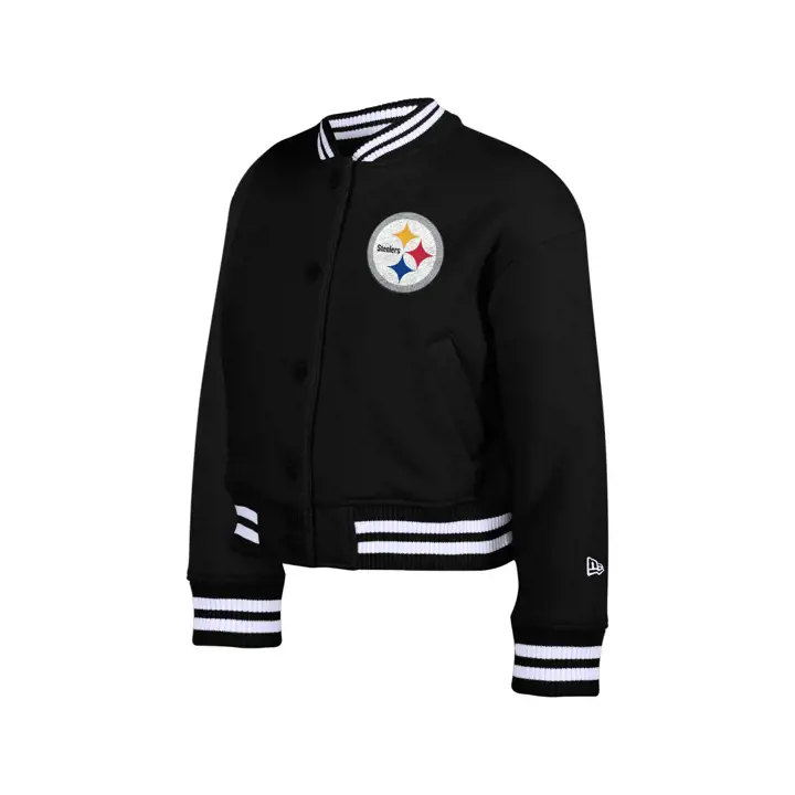 Pittsburgh Steelers NFL Veste universitaire enfant avec boutons-pression Marine