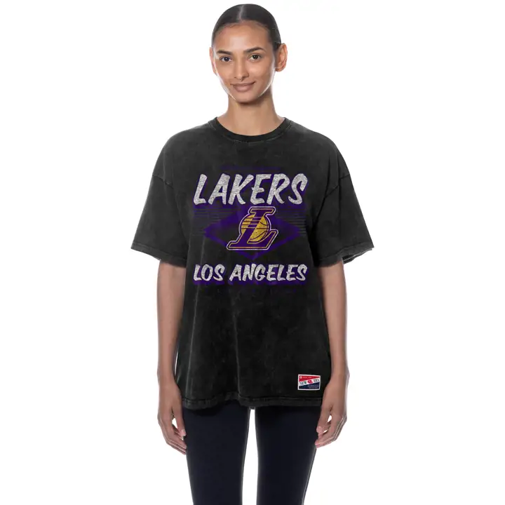 T-shirt délavé NBA des Houston Rockets noir