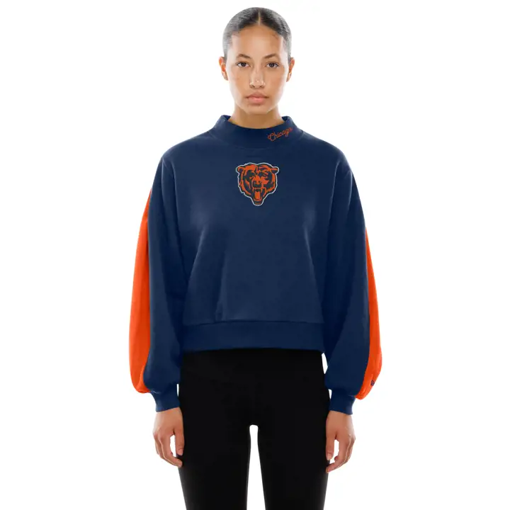 Chicago Bears NFL Femme Polaire Dolman New Era 25 Marine