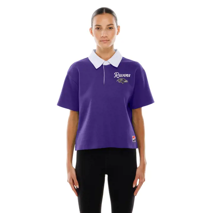 BALTIMORE RAVENS NFL Polo court femme New Era 25 noir