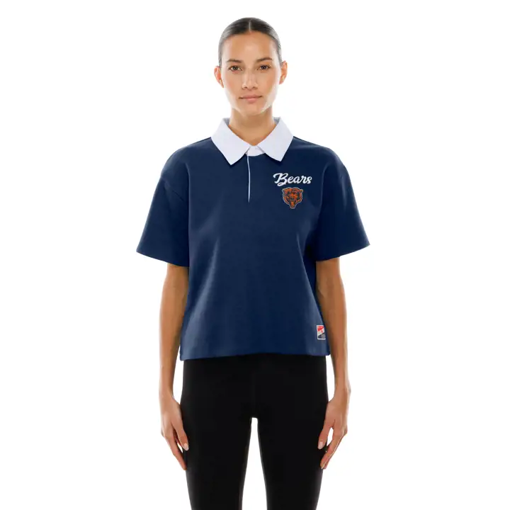 CHICAGO BEARS Polo court NFL New Era femme 25 marine