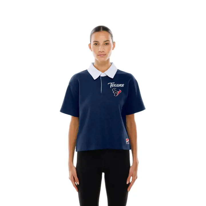 HOUSTON TEXANS NFL Polo court New Era pour femme 25 Marine